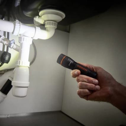 Osram - Lanternă LED reglabilă LEDINSPECT TORCH 450 ESSENTIAL LED/6W/3xAAA IP44