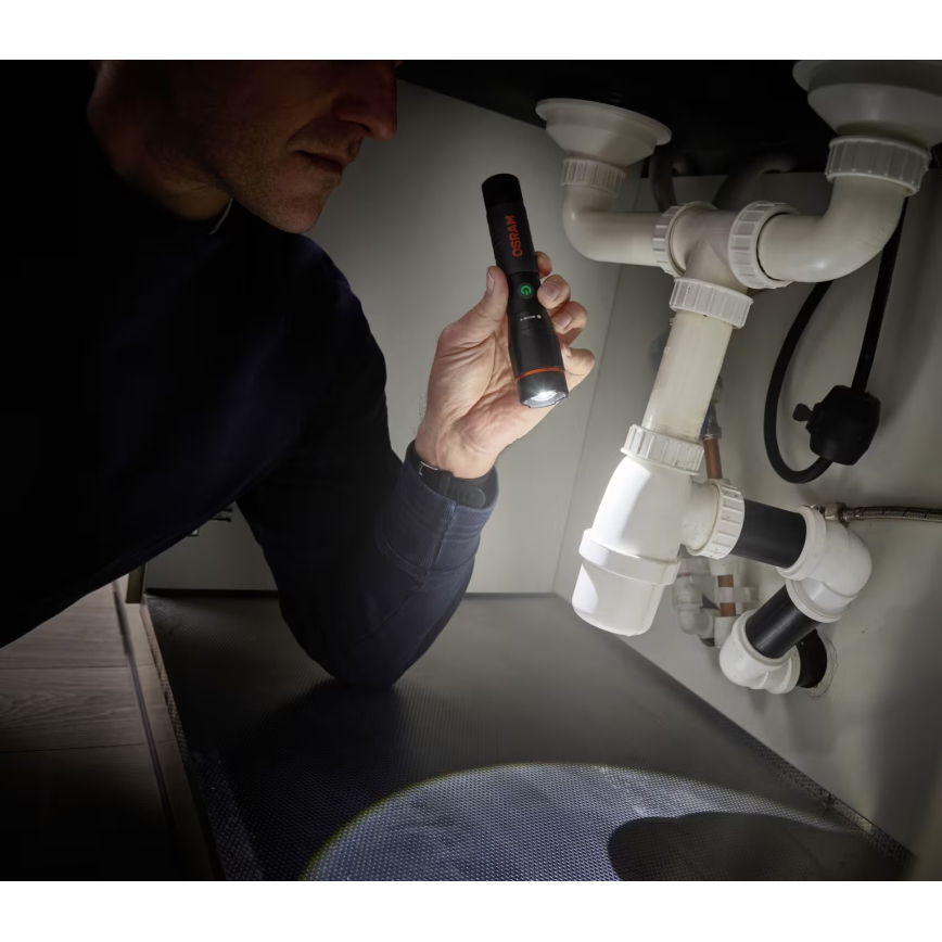 Osram - Lanternă LED reîncărcabilă reglabilă LEDINSPECT PRO TORCH 800 LED/8W/3,7V 2200 mAh IP44