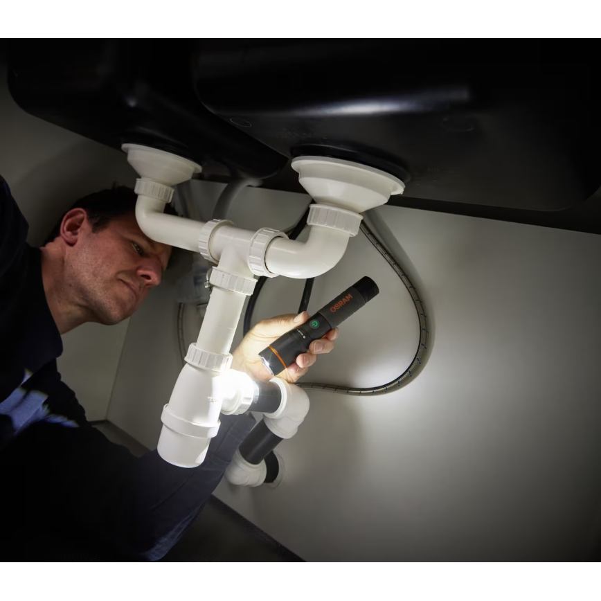 Osram - Lanternă LED reîncărcabilă reglabilă LEDINSPECT PRO TORCH 1200 LED/13W/3,6V 4000 mAh IP44