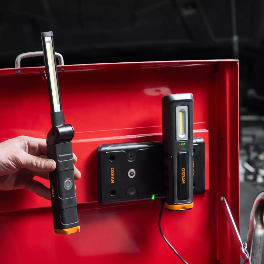 Osram - Lanternă LED reîncărcabilă, cu intensitate reglabilă, LEDINSPECT WIRE-FREE SLIM 600 LED/5W/3,7V IP54