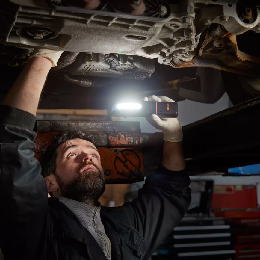 Osram - Lanternă LED reîncărcabilă LEDINSPECT MINI250, reglabilă, 7W/3,7V, IP65, 2000 mAh