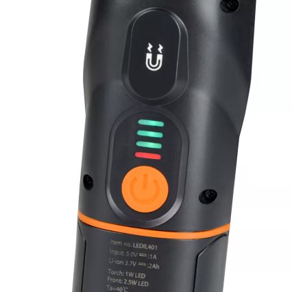 Osram - Lanternă LED reîncărcabilă LEDINSPECT MINI250, reglabilă, 7W/3,7V, IP65, 2000 mAh