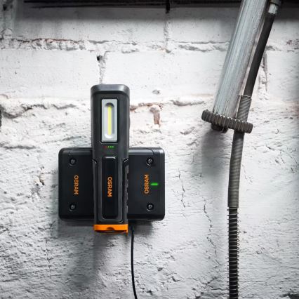 OSRAM - Lanternă LED reîncărcabilă, cu reglaj al luminozității LEDINSPECT WIRE-FREE PRO 600, LED/5W/3,7V, IP54, 2600 mAh