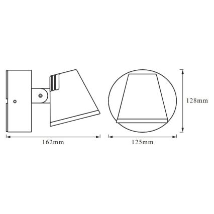 Osram - LED Aplică de perete pentru exterior ENDURA STYLE LED/13,5W/230V IP44