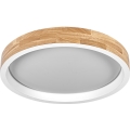 Osram - LED corp de iluminat dimabil pentru tavan MARIANO LED/24W/230V Ø 41 cm stejar/alb