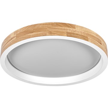 Osram - LED corp de iluminat dimabil pentru tavan MARIANO LED/24W/230V Ø 41 cm stejar/alb