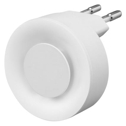 Osram - Lampă de veghe LED LUNETTA cu senzor de mișcare și de crepuscul, LED/0,31W/230V, albă