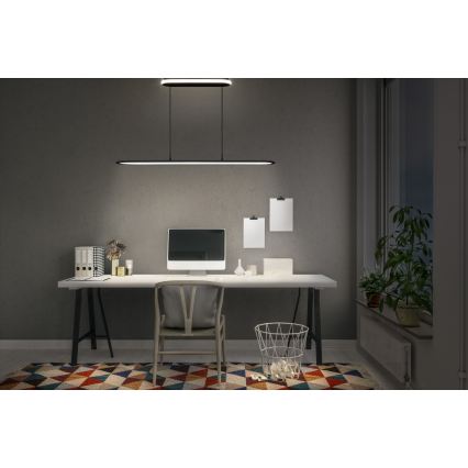 Osram - Lampă suspendată LED reglabilă pe cablu OFFICE LINE LED/57W/230V 4000K 100 cm CRI 90 negru