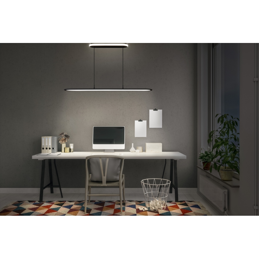 Osram - Lampă suspendată LED reglabilă pe cablu OFFICE LINE LED/57W/230V 4000K 100 cm CRI 90 negru