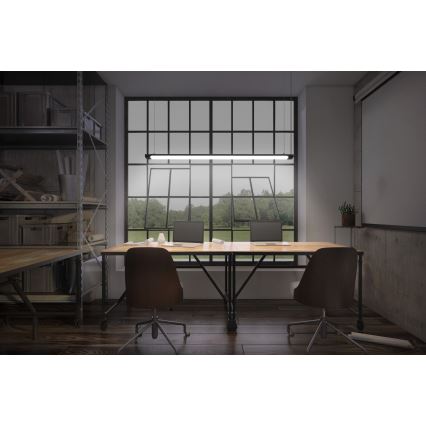 Osram - Lampă LED suspendată reglabilă pe cablu OFFICE LINE LED/40W/230V 4000K 120 cm neagră