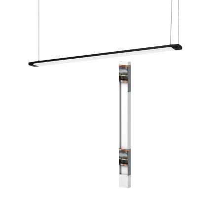 Osram - Lampă LED suspendată reglabilă pe cablu OFFICE LINE LED/40W/230V 4000K 120 cm neagră