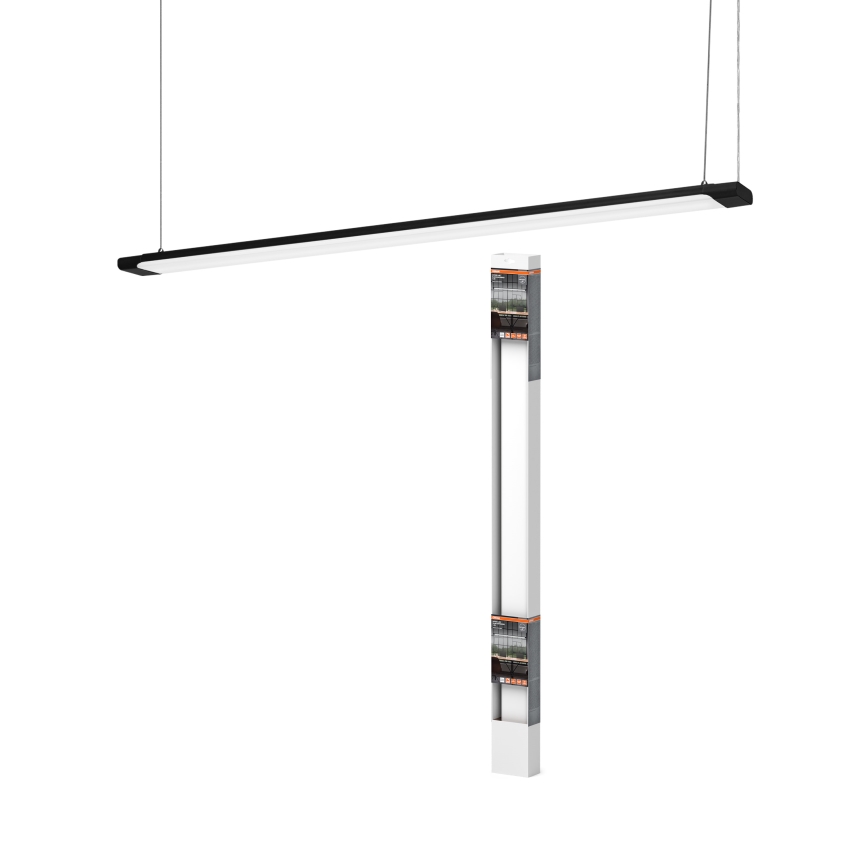 Osram - Lampă LED suspendată reglabilă pe cablu OFFICE LINE LED/40W/230V 4000K 120 cm neagră