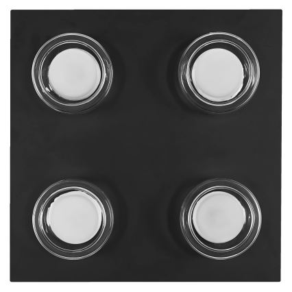 Osram - Plafonieră LED pentru baie ORBIS FLAME 4xLED/5,5W/230V 3000/4000K IP44 neagră