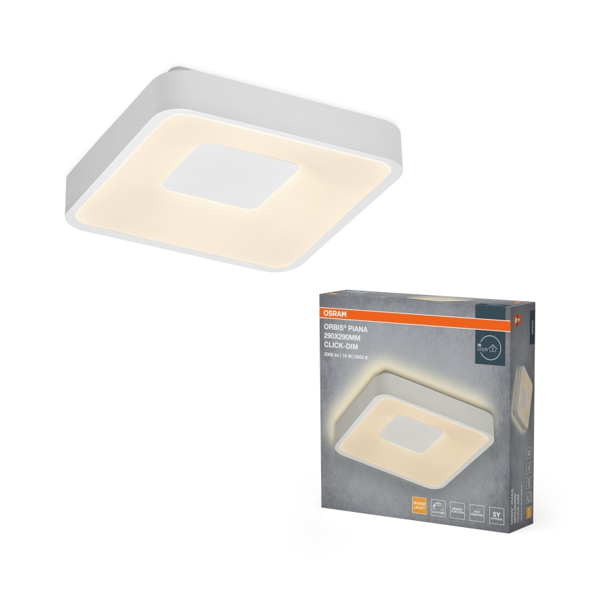 Osram - LED Plafonieră dimabilă ORBIS PIANA LED/16W/230V 29x29 cm albă