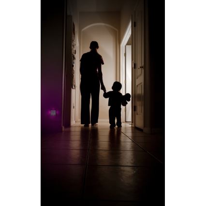 Osram - Lumină de veghe LED RGB cu senzor pentru priză LUNETTA LED/0,3W/230V