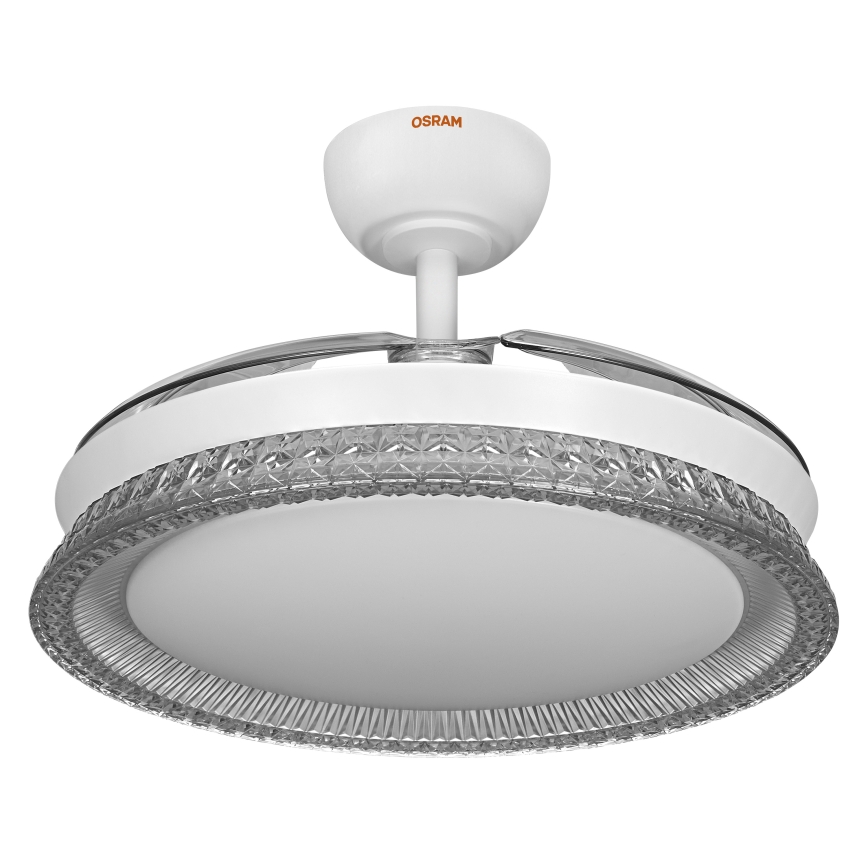 Osram - Plafonieră LED RGB reglabilă cu ventilator CIERZO LED/35W/230V 3000-6500K + telecomandă