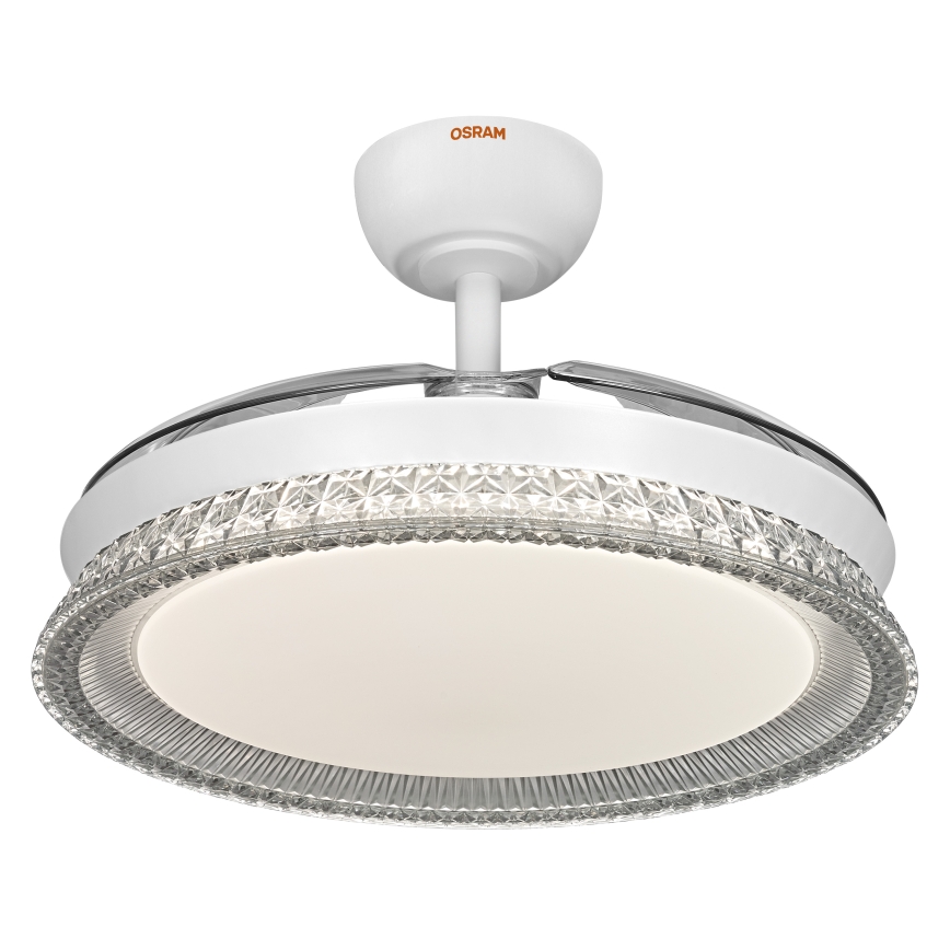Osram - Plafonieră LED RGB reglabilă cu ventilator CIERZO LED/35W/230V 3000-6500K + telecomandă