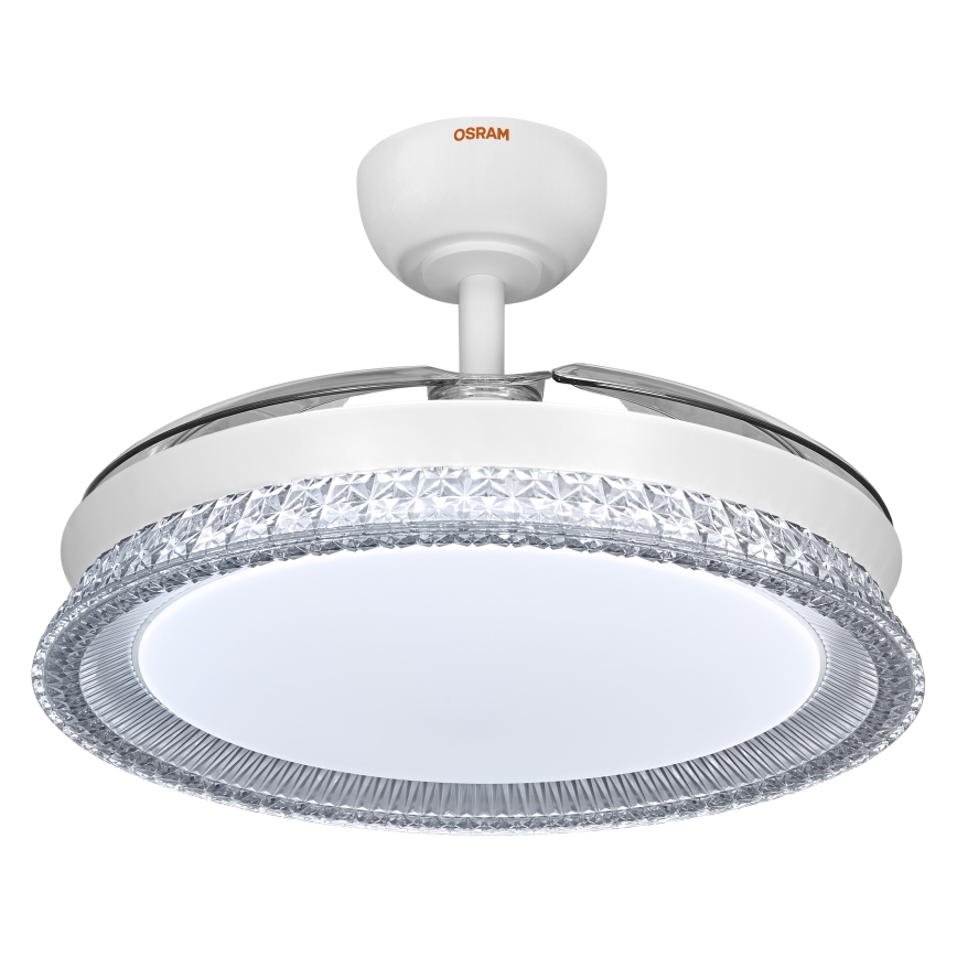 Osram - Plafonieră LED RGB reglabilă cu ventilator CIERZO LED/35W/230V 3000-6500K + telecomandă
