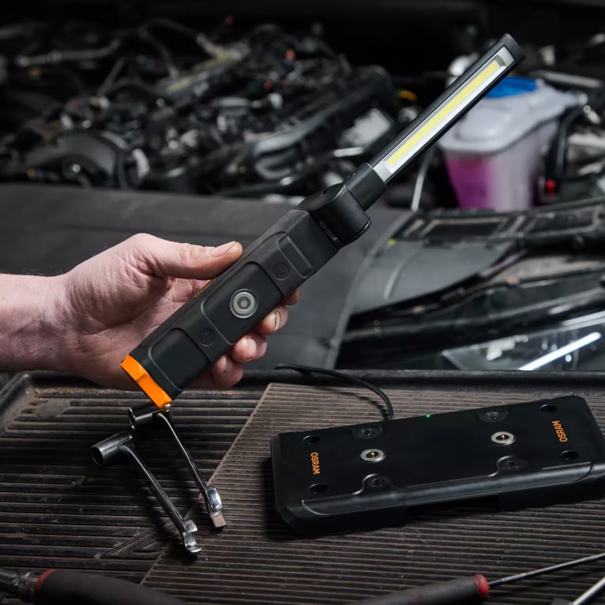 Osram - LEDINSPECT WIRE-FREE SLIM 600, lanternă LED reîncărcabilă cu intensitate reglabilă, 5W/3,7V IP54 2600 mAh