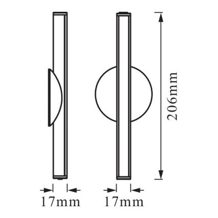 Osram - LEDSTIXX: lampă de veghe LED reîncărcabilă dimmabilă, LED/2W/5V, CRI 90, IP44, albă