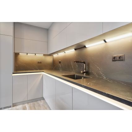 Osram - Corp LED dimabil pentru montaj sub mobilier cu senzor de mișcare LINEAR ANGLE LED/5W/230V 3000/4000/6500K 35 cm, negru