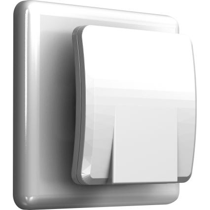 Osram - Lumină de noapte LED cu senzor de amurg LUNETTA LED/0,3W/230V albă