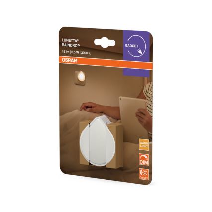 Osram - Lumină de veghe LED reglabilă pentru priză LUNETTA LED/0,5W/230V