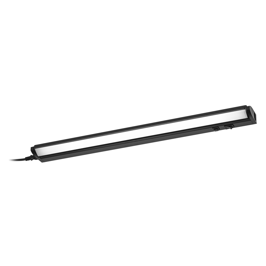 Osram LINEAR TURN LED - Lampă LED dimmabilă pentru montaj sub dulap, 10W, 230V, 3000/4000/6500K, 55 cm, neagră