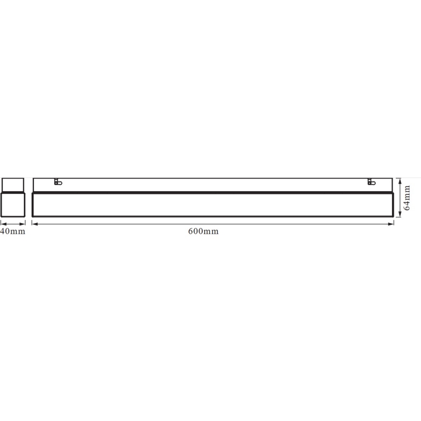 Osram - Corp de iluminat LED pentru oglindă de baie SQUARE LED/14W/230V IP44 3000/4000K CRI 90