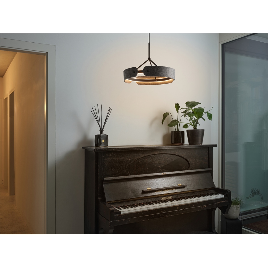 Osram - Lustră LED pe cablu DECOR CURVE LED/33W/230V gri