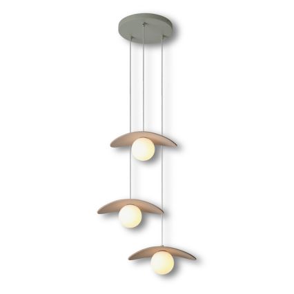 Osram - Lustră suspendată pe cablu DECOR PEARL, 3x G9/5W/230V, bej