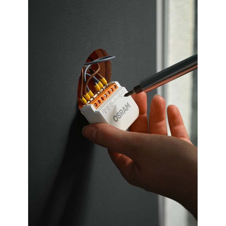 Osram - Modul comutator SMART+ 230 V Wi‑Fi pentru jaluzele, rolete și draperii