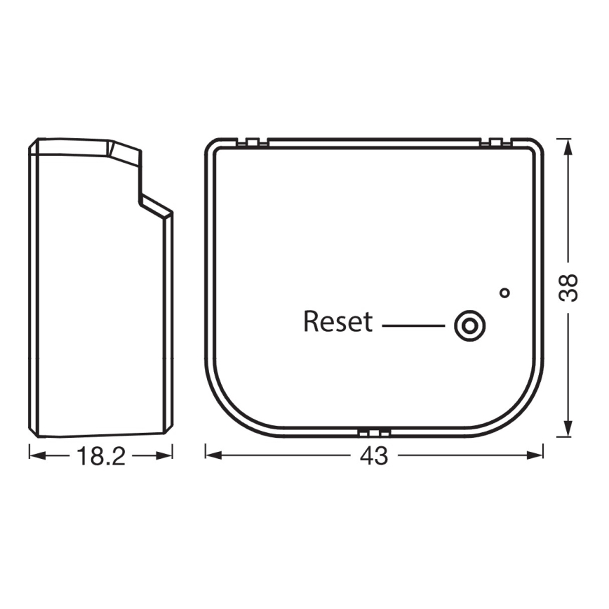 Osram - Modul comutator SMART+ 230 V Wi‑Fi pentru jaluzele, rolete și draperii