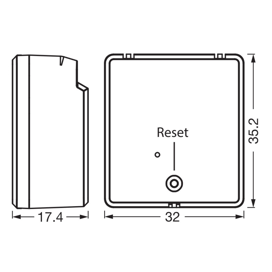 Osram - Modul pentru întrerupător cu 1 buton SMART+ 230V Wi-Fi