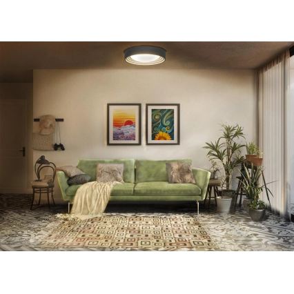 Osram - Plafonieră LED dimerizabilă ORBIS CONCRETE LED/18W/230V Ø 40 cm gri/beton