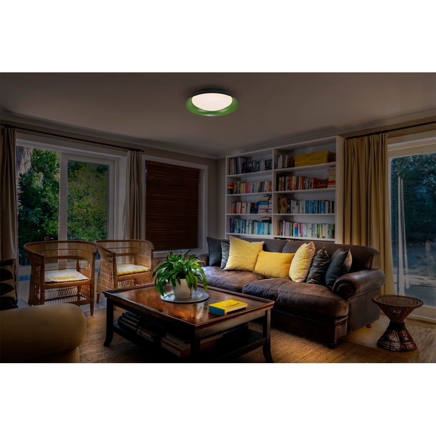 Osram - Plafonieră LED dimabilă ORBIS PLATE LED/35W/230V Ø 43 cm verde/negru