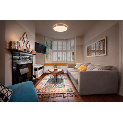 Osram - ORBIS WOODBURRY Plafonieră LED dimabilă, 16 W, 230 V, Ø 30 cm