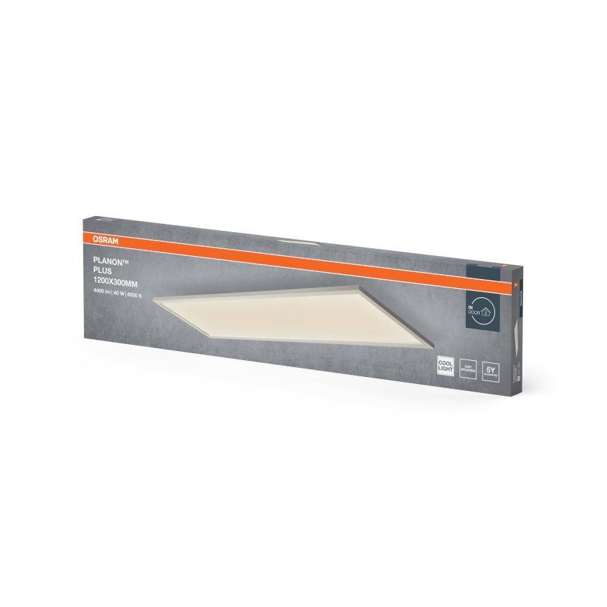 Osram - Panou LED aplicat PLANON, 40W, 230V, 4000K, 30x120 cm, alb