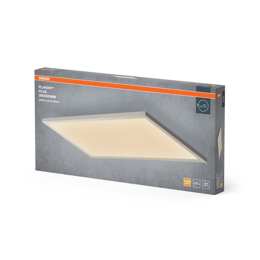 Osram - Panou LED aplicat PLANON LED/22W/230V 3000K 30x60 cm alb