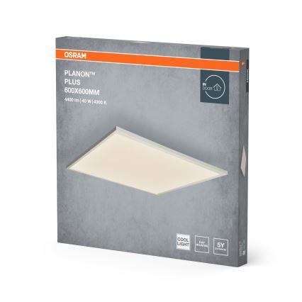 Osram - Panou LED aplicat PLANON LED/40W/230V 4000K 60x60 cm alb
