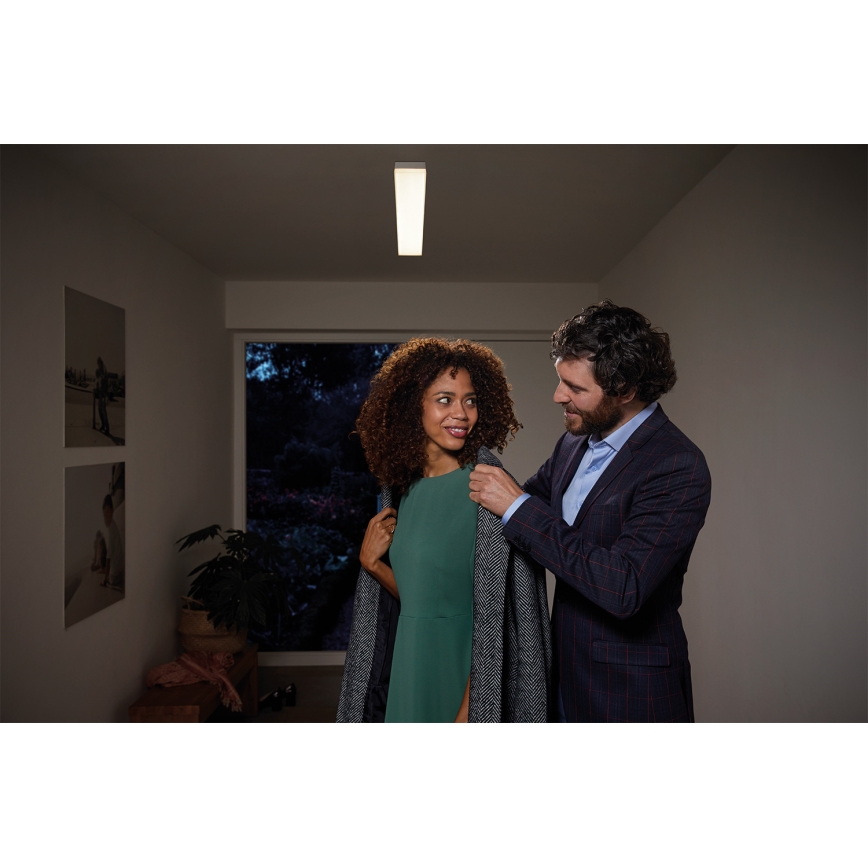 Osram - Panou LED PLANON, montaj aparent, 40 W, 230 V, 3000 K, 30 x 120 cm, alb