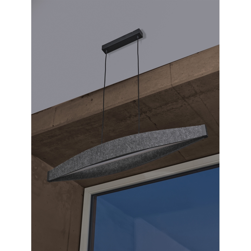 Osram - Pendul LED pe cablu DECOR FLAT LED/23W/230V, gri