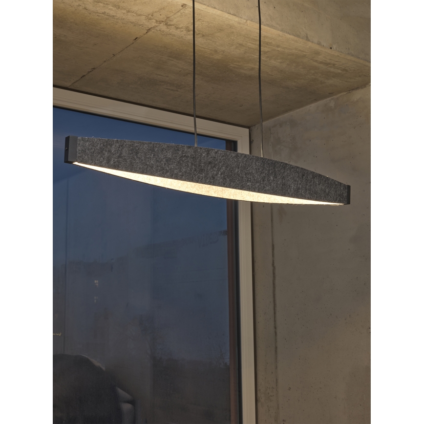Osram - Pendul LED pe cablu DECOR FLAT LED/23W/230V, gri