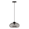Osram - Pendul pe cablu DECOR SMOKE, 1xE27/12W/230V, Ø 28 cm, negru/gri fumuriu