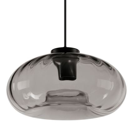 Osram - Pendul pe cablu DECOR SMOKE, 1xE27/12W/230V, Ø 28 cm, negru/gri fumuriu