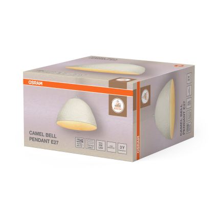 Osram - Pendul suspendat pe cablu CAMEL BELL 1xE27/9W/230V, diam. 37,5 cm