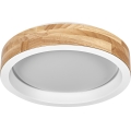 Osram - Plafonier LED reglabil MARIANO LED/16W/230V Ø 31 cm stejar/alb