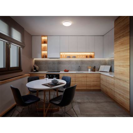 Osram - Plafonieră CEILING ESSENTIAL 1xE27/25W/230V Ø 25 cm albă
