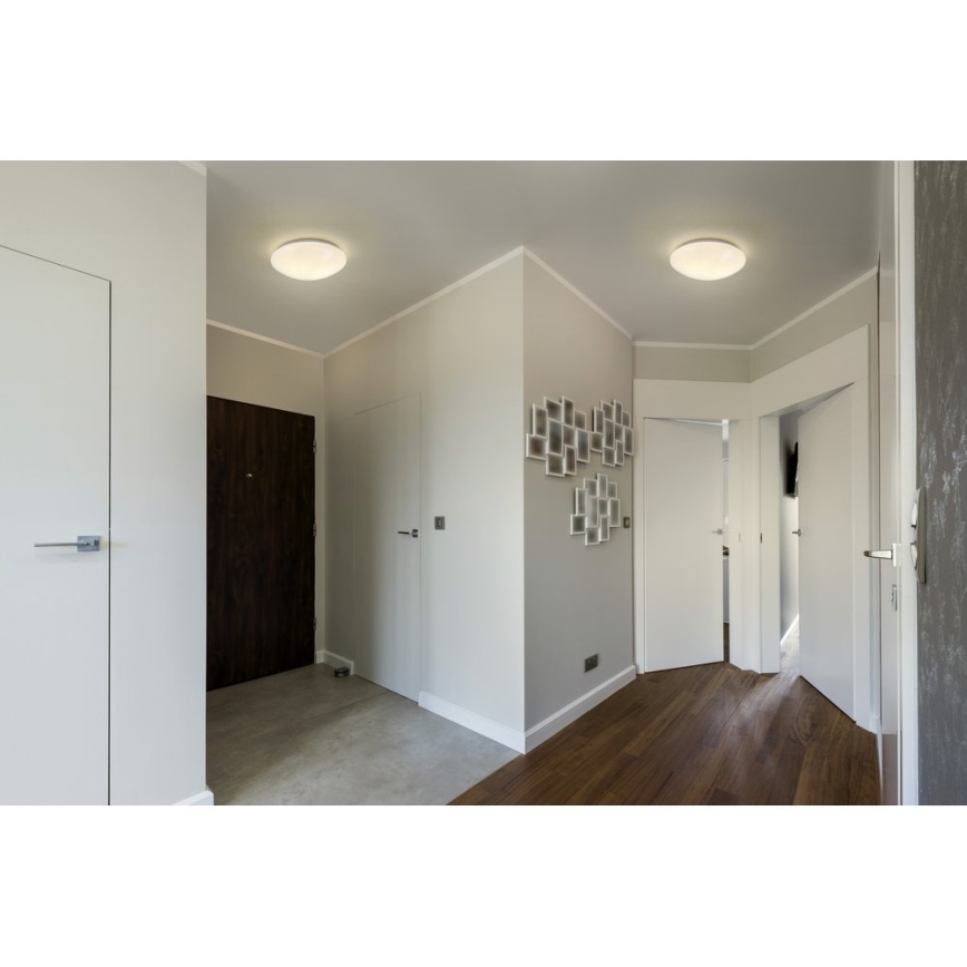 Osram - Plafonieră CEILING ESSENTIAL 2xE27/25W/230V Ø 35 cm albă