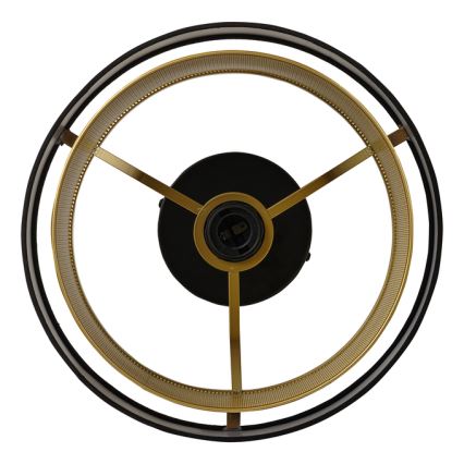 Osram - Plafonieră DECOR HORNET 1xE27/10W/230V Ø 30 cm neagră/aurie